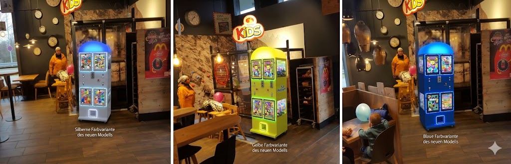 Farbvarianten Kapselautomat